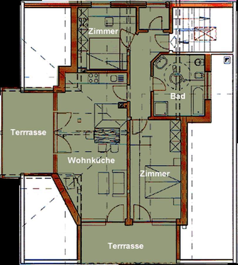 ריפיאנו Oberegghof Ferienwohnung Hahnenkamm מראה חיצוני תמונה